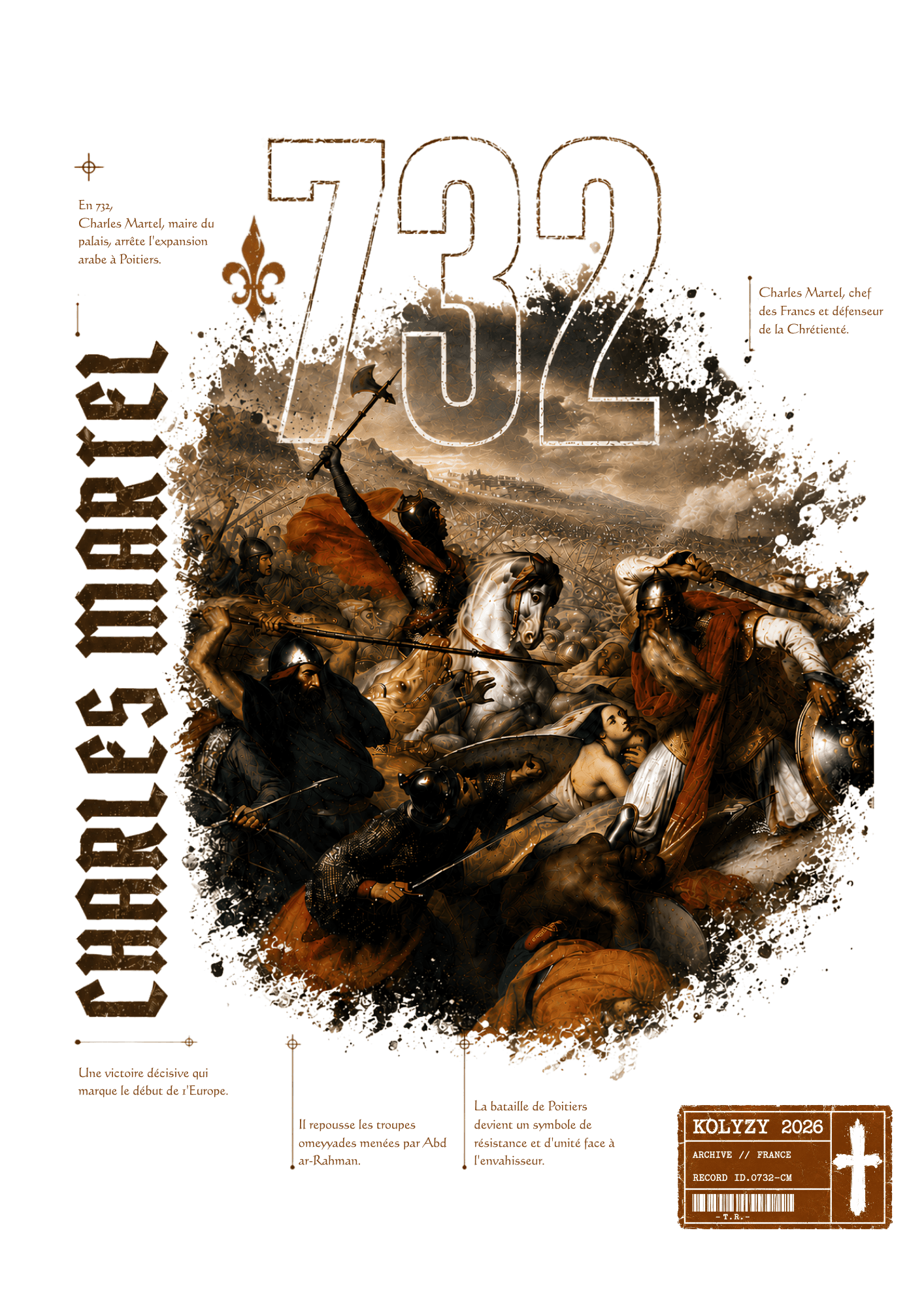 Design Charles Martel — 732